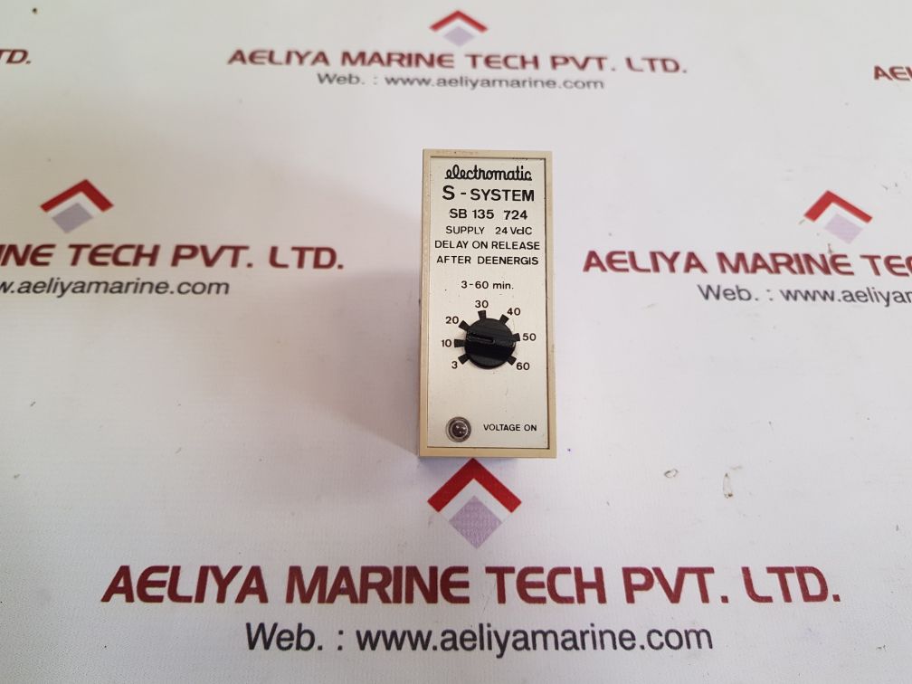 Electromatic sb 135 724 s-system delay on release