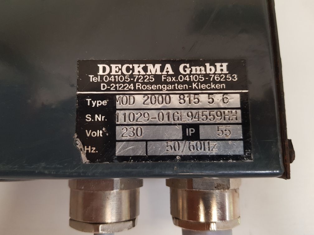 Deckma 815.5-6 gl automatic fire detection alarm indication control system panel 