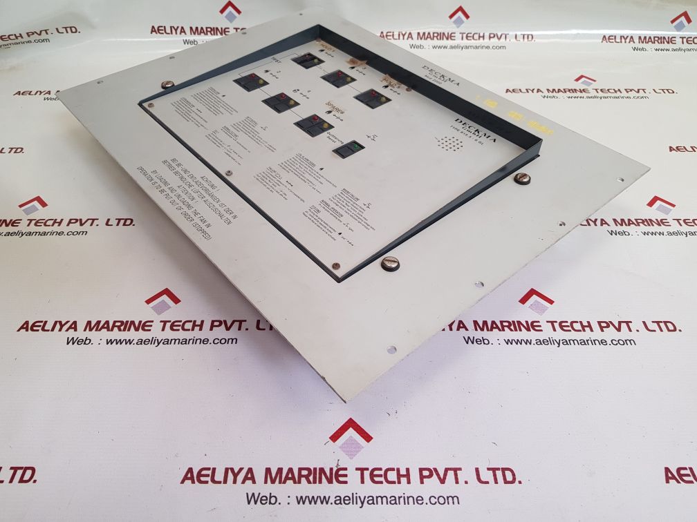 Deckma 815.5-6 gl automatic fire detection alarm indication control system panel 