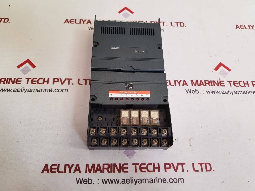 Idec pfj-t081u 8-relay output unit with pfj-dm dummy unit 