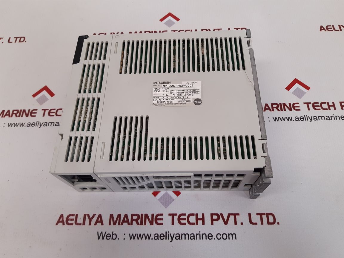 Mitsubishi melservo mr-j2s-70a-u006 ac servo driver