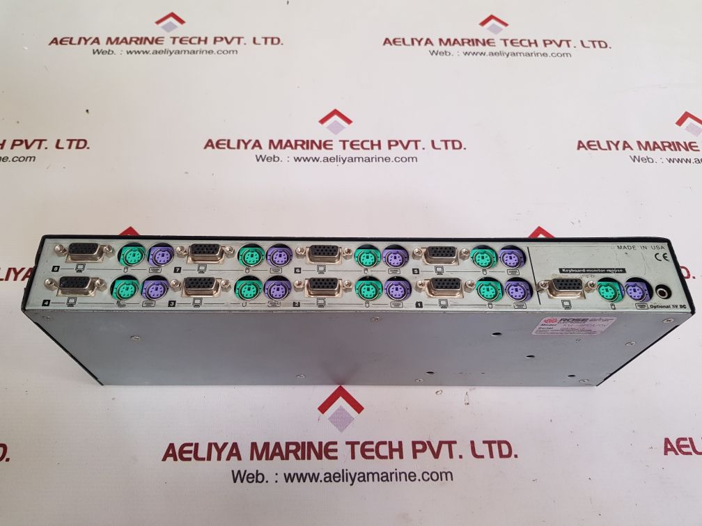 Rose electronics/vista kvl-8pca/ov port kvm switch 