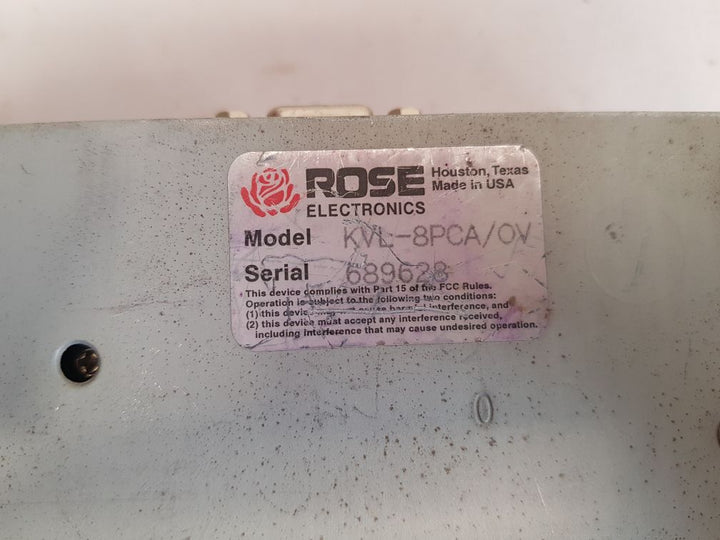 Rose electronics/vista kvl-8pca/ov port kvm switch 