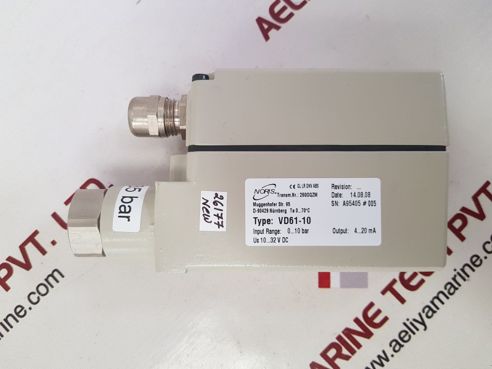Noris vd61-10 pressure transmitter 
