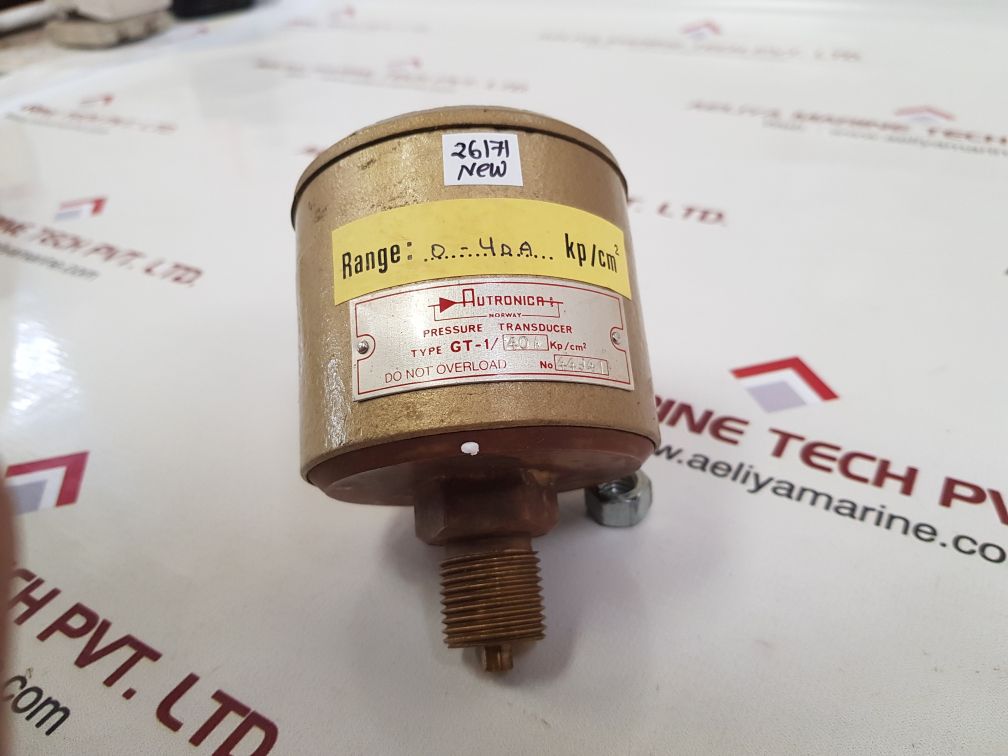 Autronica gt-1/40a kp/cm2 pressure transducer 
