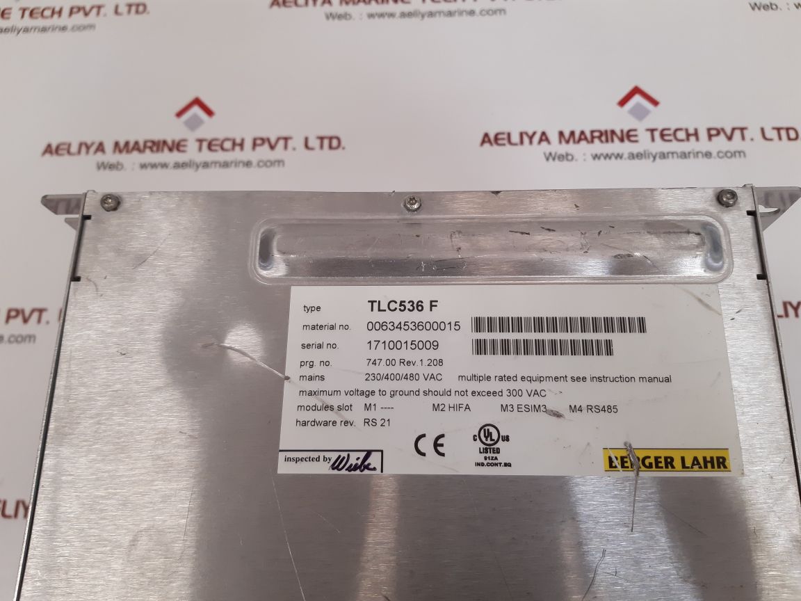 Berger lahr tlc536 f ac servo drive 0063453600015
