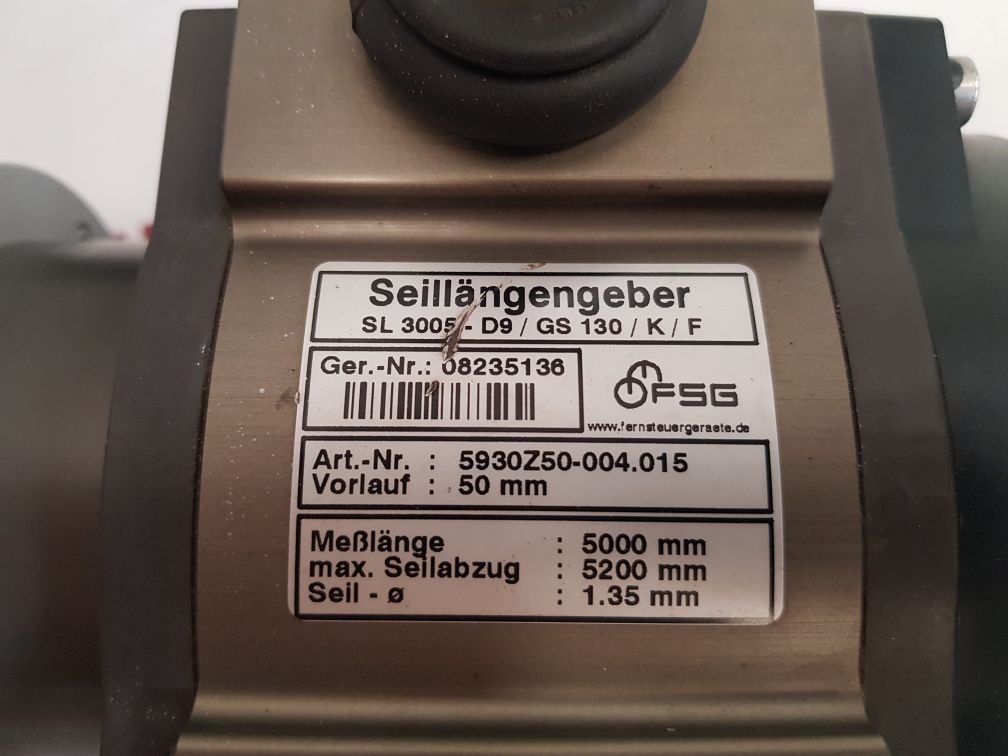 Fsg sl 3005-d9/gs 130/k/f rope length encoder 5930z50-004.015