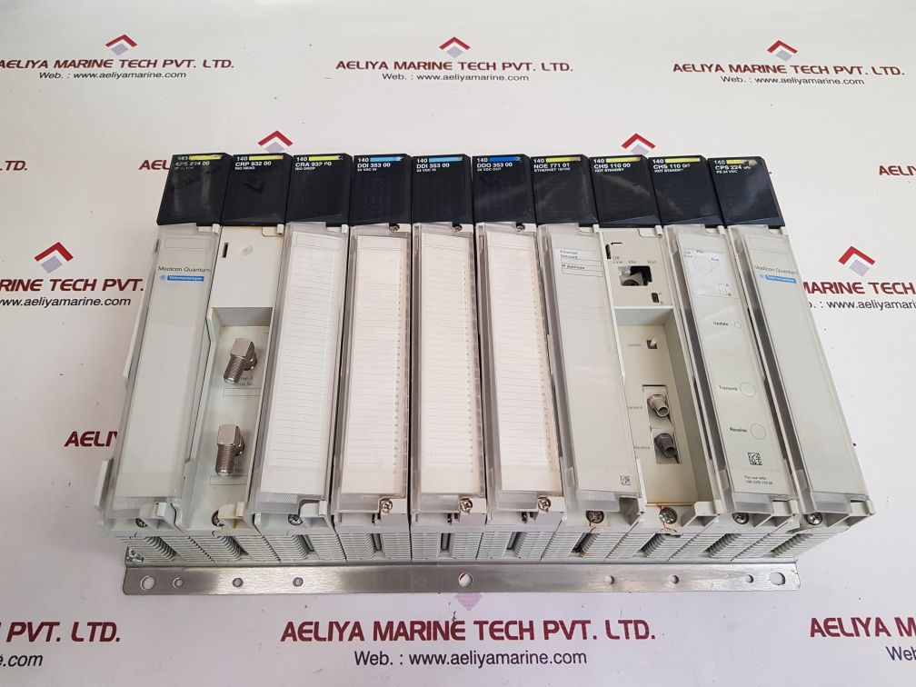 Schneider/telemecanique modicon quantum 140xbp01000 backplane 10 slot module 