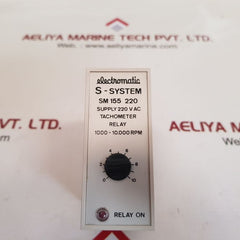 Electromatic s-system sm 155 220 tachometer relay used