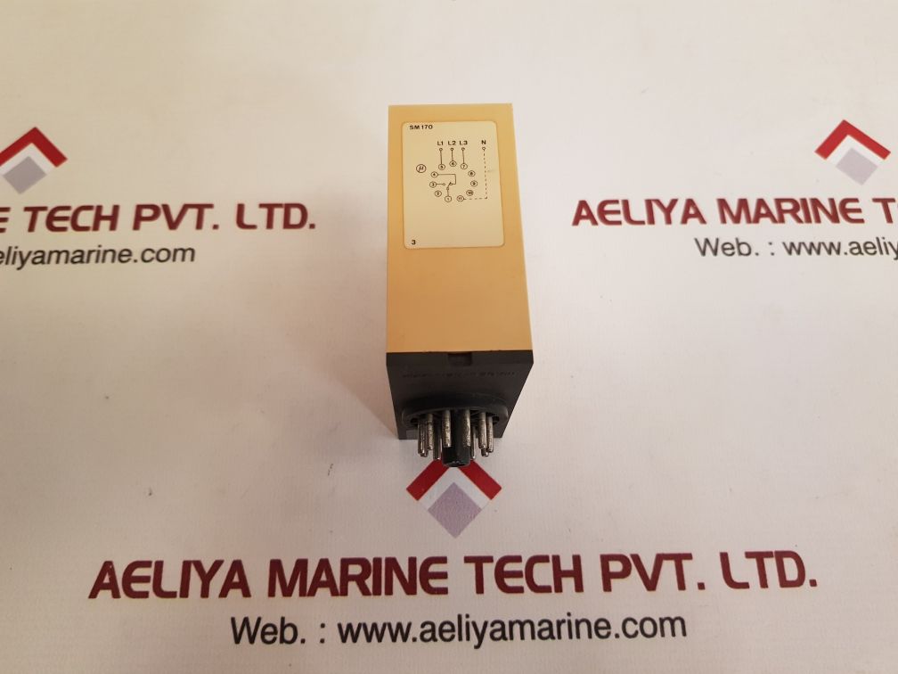 Electromatic sm 170 440 3-phase sequence voltage relay used