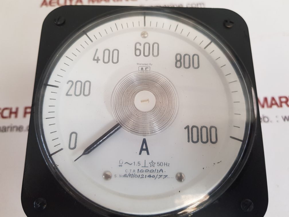 Automatic electric m2-ammeters-sq-110 ammeter used