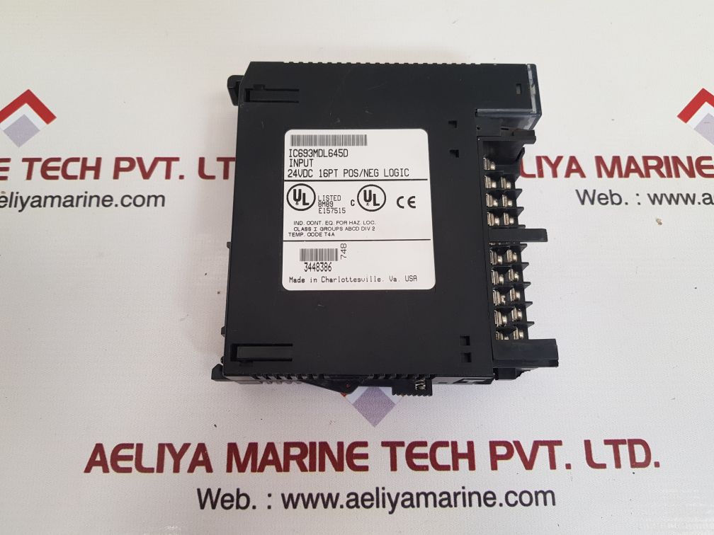 Ge fanuc ic693mdl645d input module 