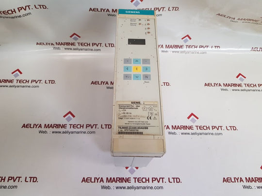 Siemens 7sj6005-4ea00-0da0/bb overcurrent protection relay used
