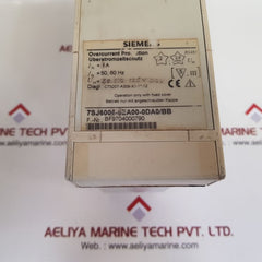 Siemens 7sj6005-4ea00-0da0/bb overcurrent protection relay used