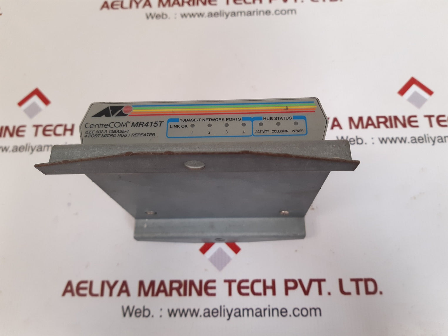 Allied telesyn centrecom mr415t ieee 802.3 10base-t 4 port micro hum/repeater