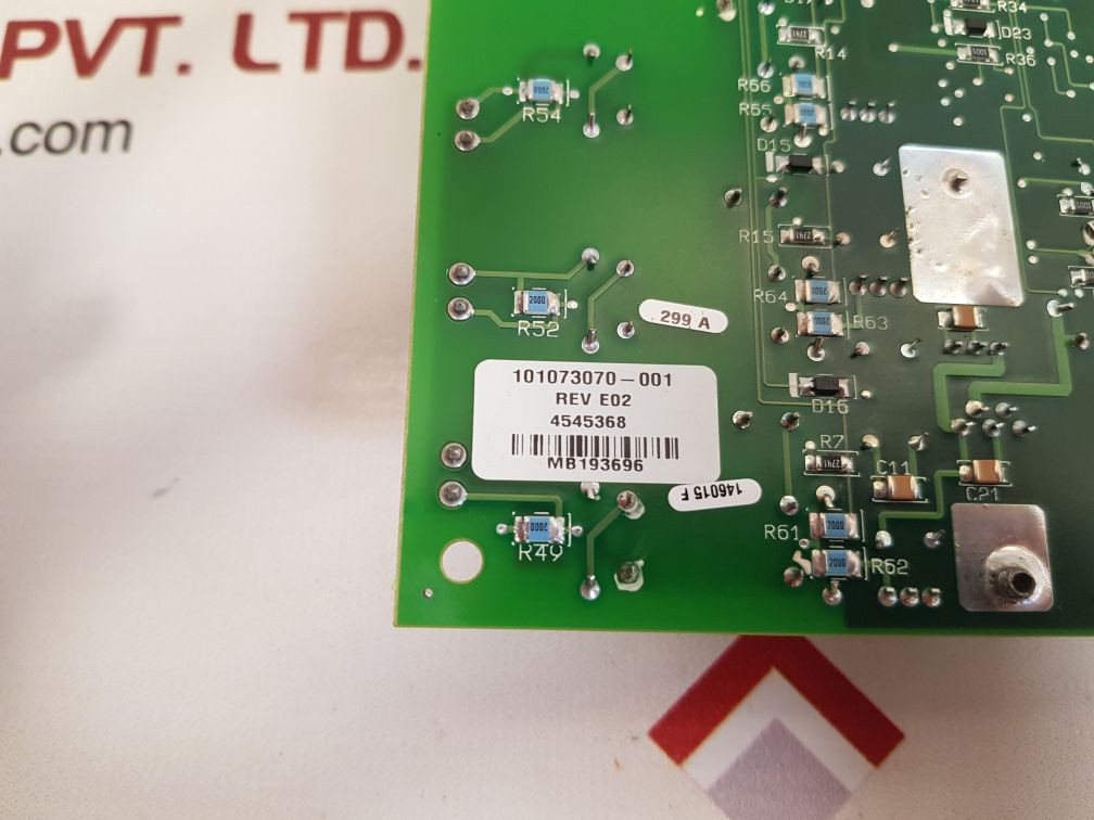 Bypass control 118302830 a-3 pc board 101073070-001 rev e02