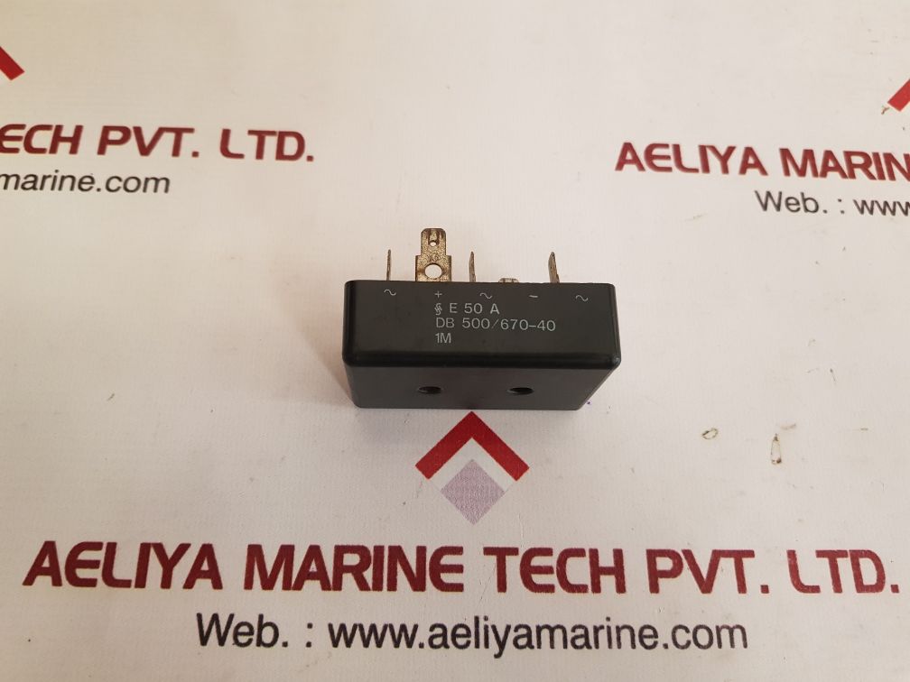 E50db 500/670-40 3-phase bridge rectifier 