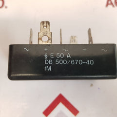 E50db 500/670-40 3-phase bridge rectifier 