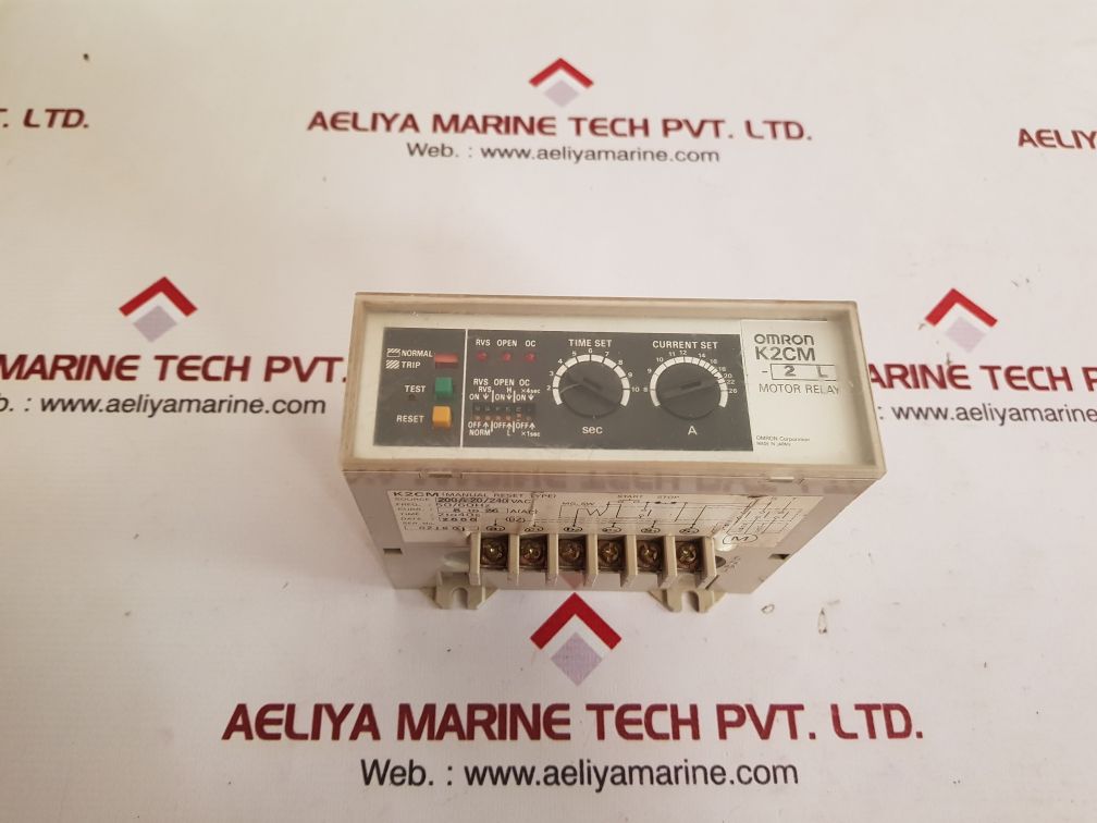 Omron k2cm-2l motor relay time:2 to 40s