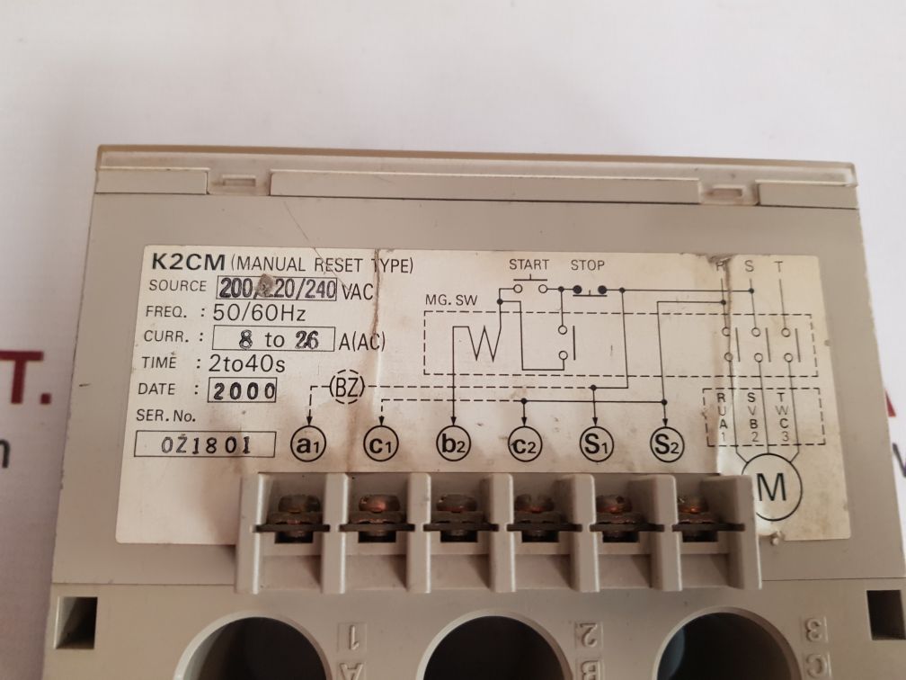 Omron k2cm-2l motor relay time:2 to 40s