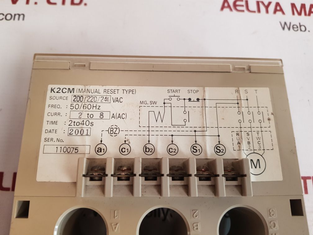 Omron k2cm-2ls motor relay time:2 to 40s