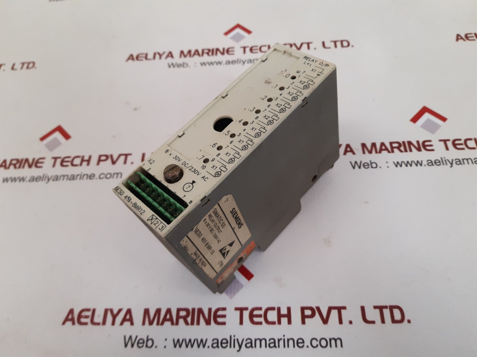 Siemens 6es0 451-8mr12 output relay 