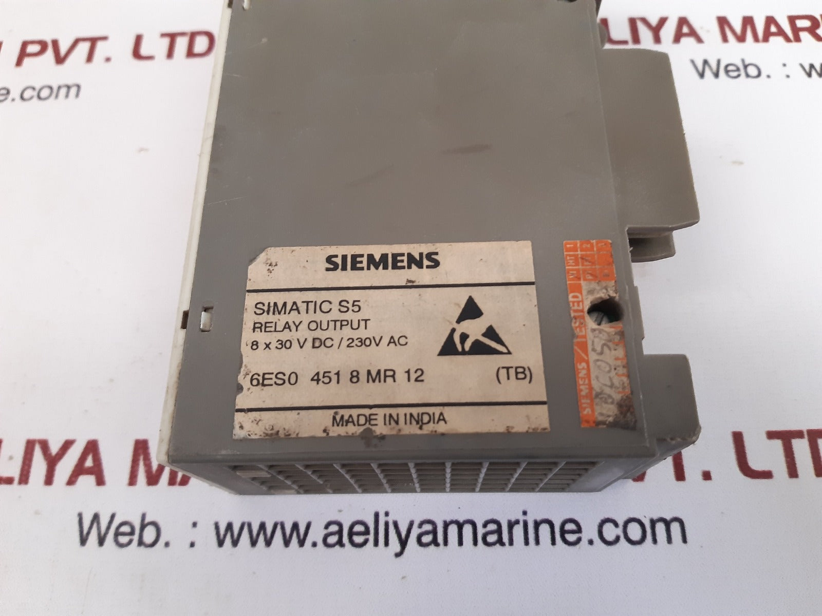 Siemens 6es0 451-8mr12 output relay 