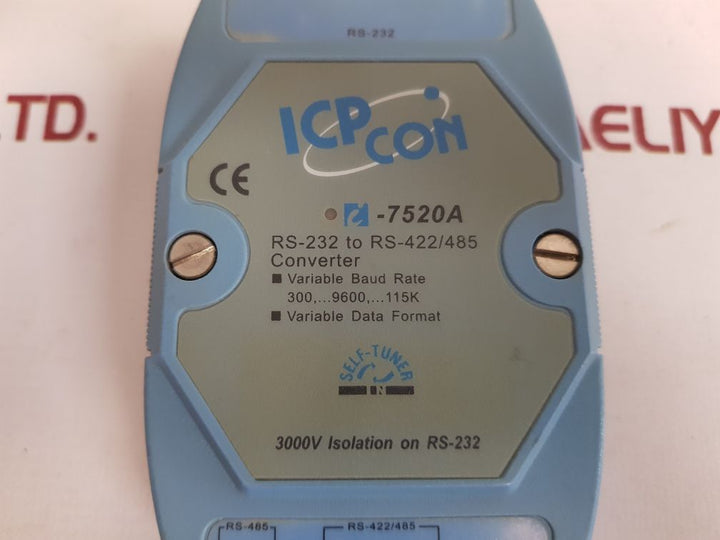 Icp-con i-7520a rs-232 to rs-422/485 converter 3000v isolation