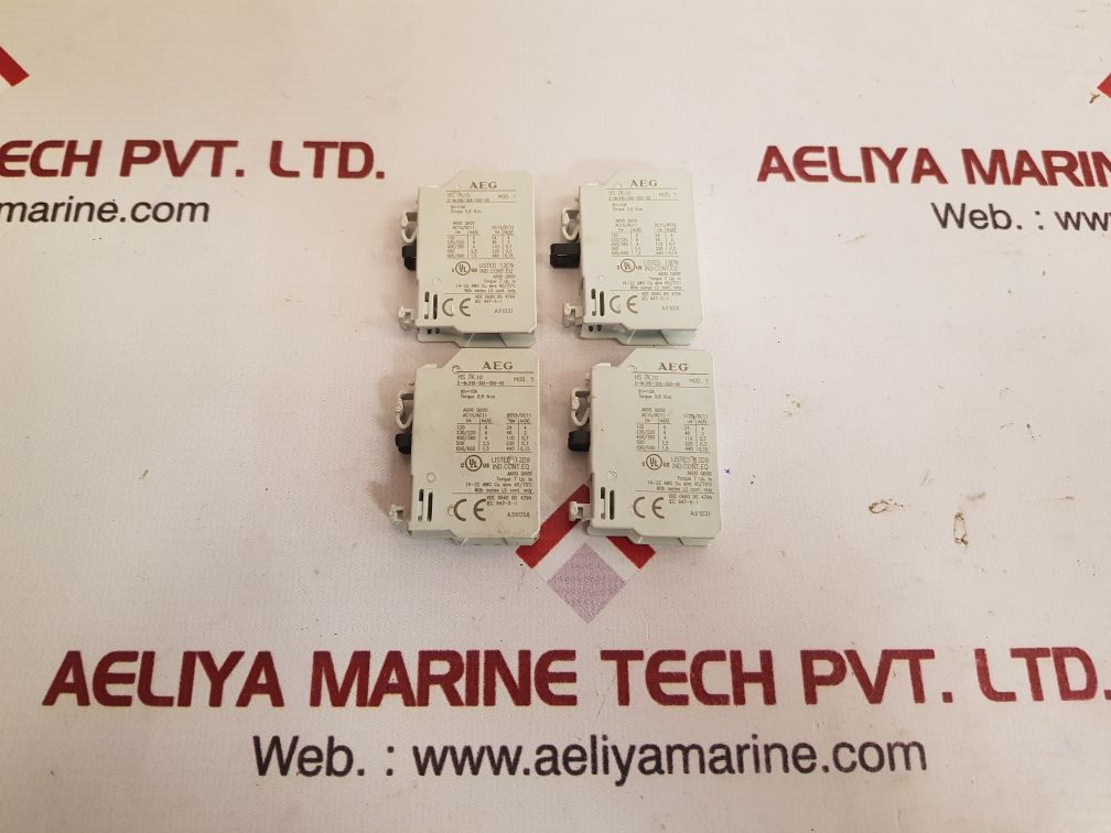Aeg hs 7k.10 auxiliary contactor 