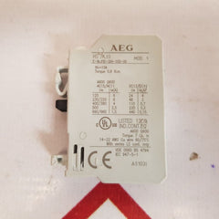 Aeg hs 7k.10 auxiliary contactor 