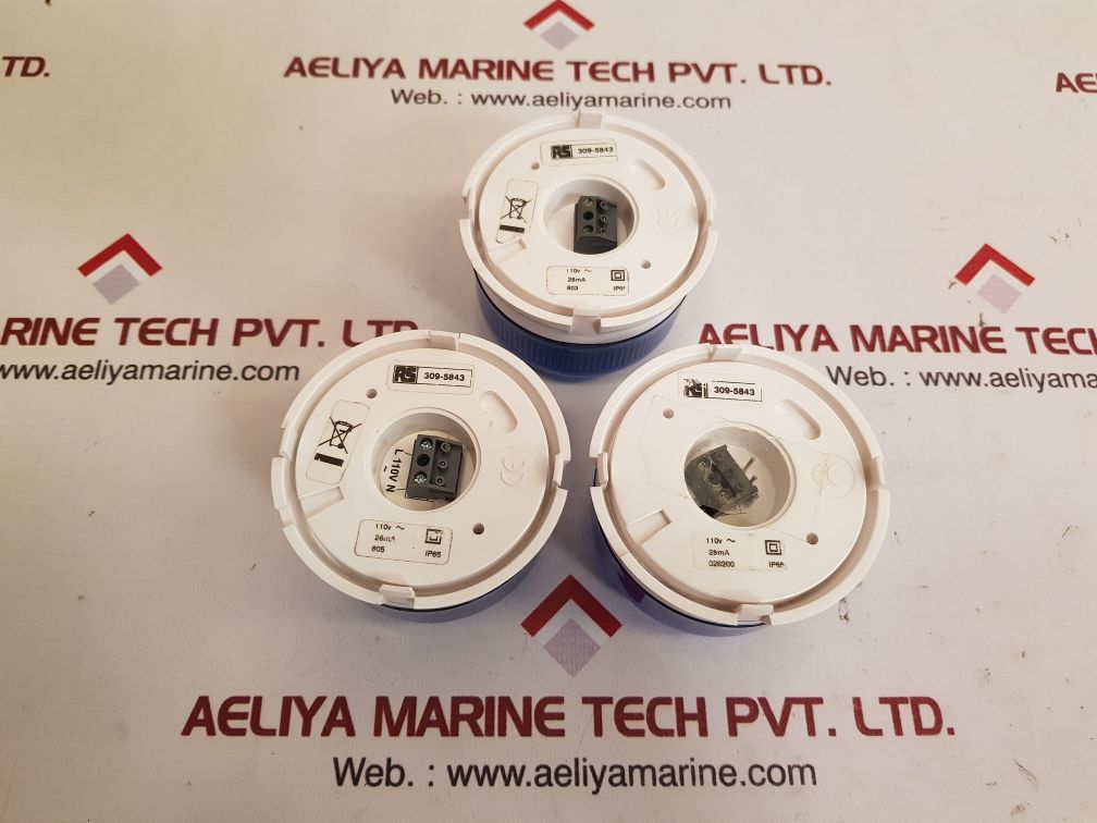 Rs 309-5843 blue flashing surface mount 