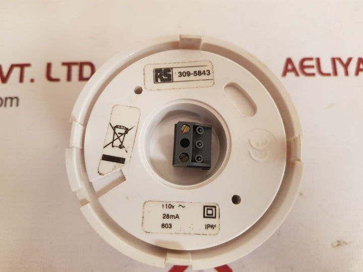 Rs 309-5843 blue flashing surface mount 