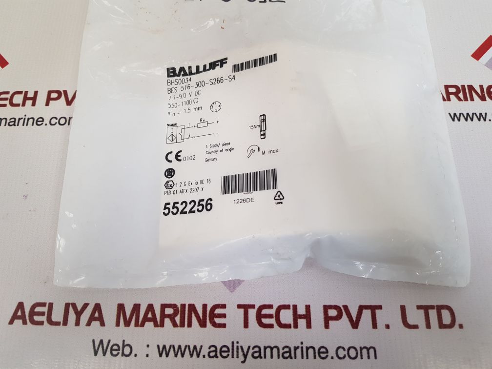 Balluff bes 516-300-s266-s4 inductive standard sensor bhs0034