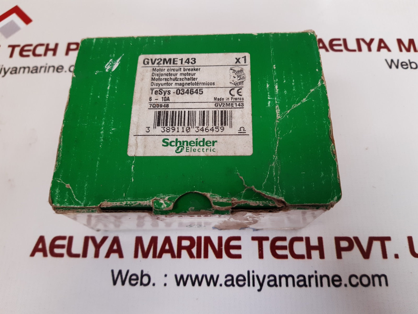 Schneider electric gv2me143 manual starter