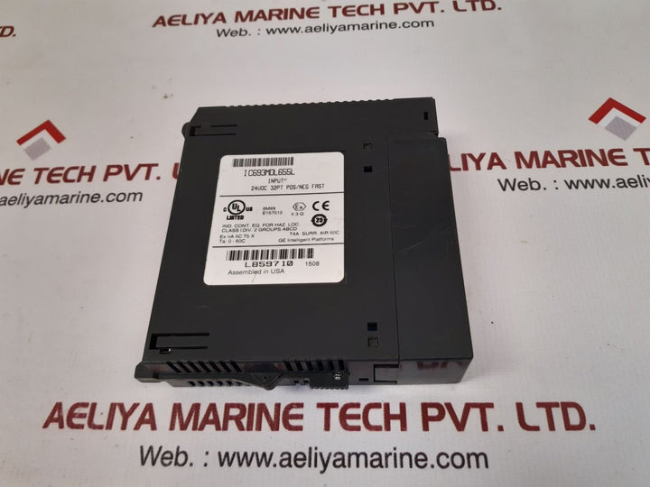 Ge intelligent ic693mdl655l input module 24vdc 32pt pos/neg fast