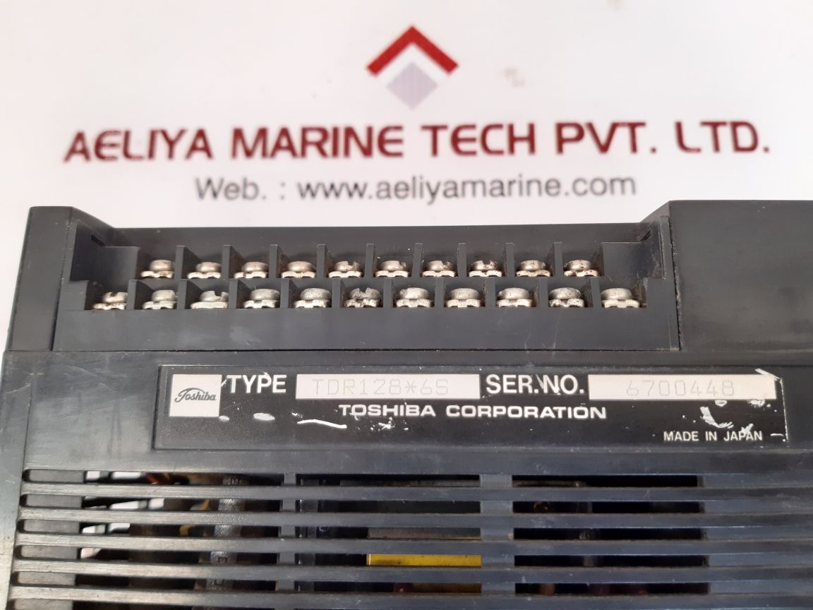 Toshiba tdr128*6s plc programmable controller unit mdr28 