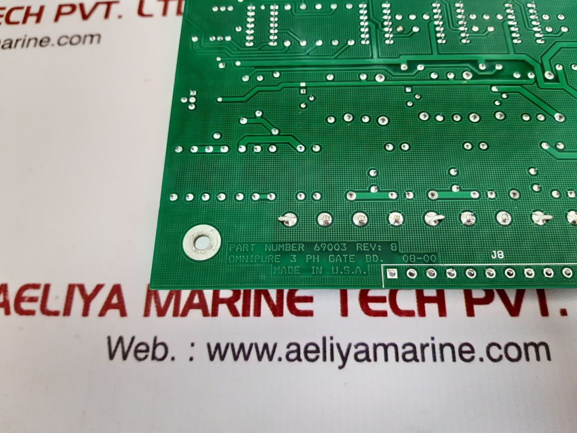 Omnipure 69003 3-phase firing board for omnipure pc board