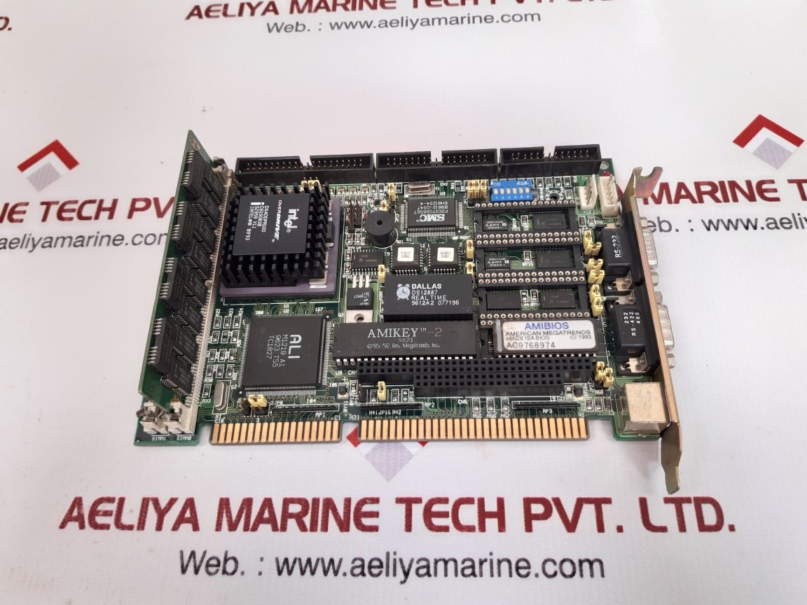 Pca-6143p 486 sx/dx industrial cpu card Used