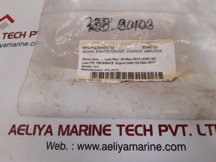 Ips 016-001158 rev. j pcb card New 