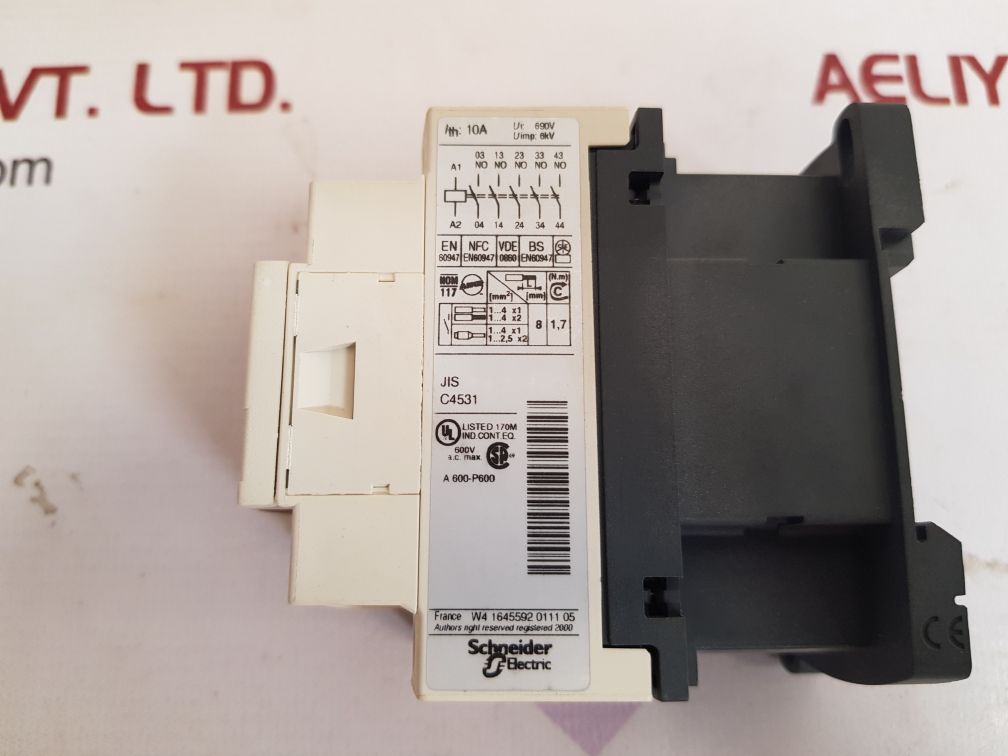 Telemecanique/schneider cad50b7 control relay 
