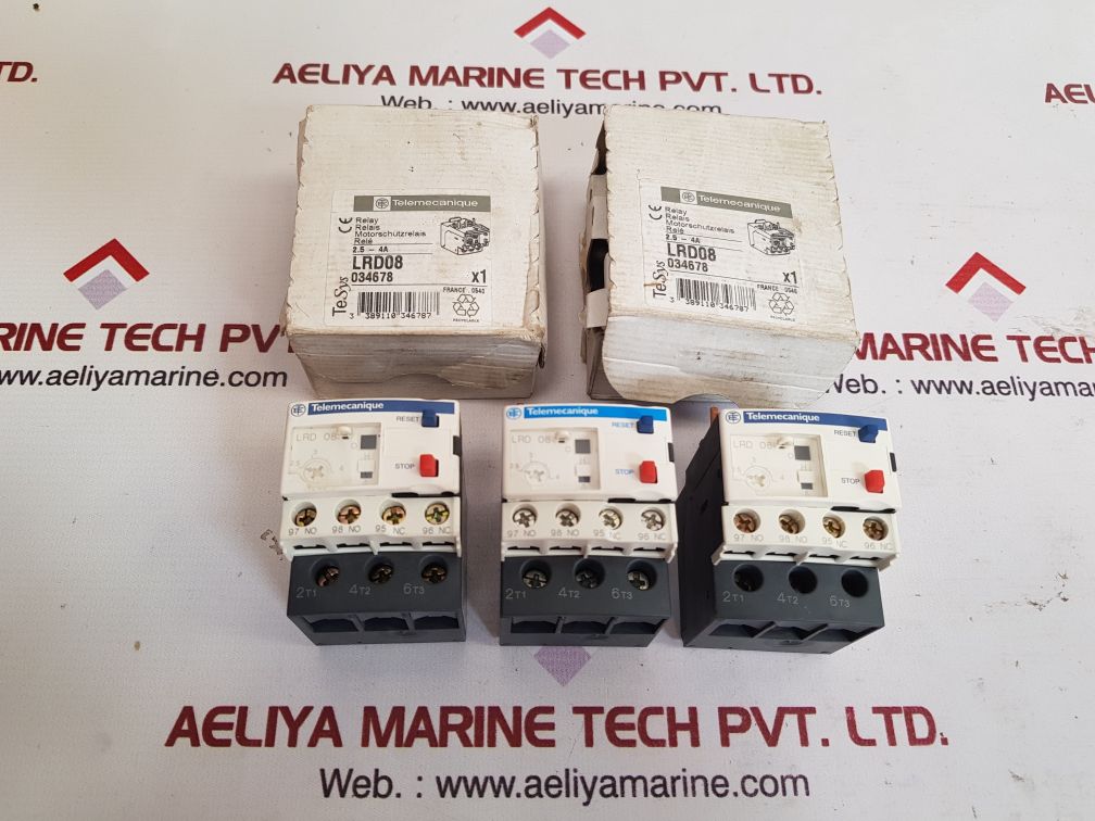 Telemecanique/schneider lrd08 overload relay