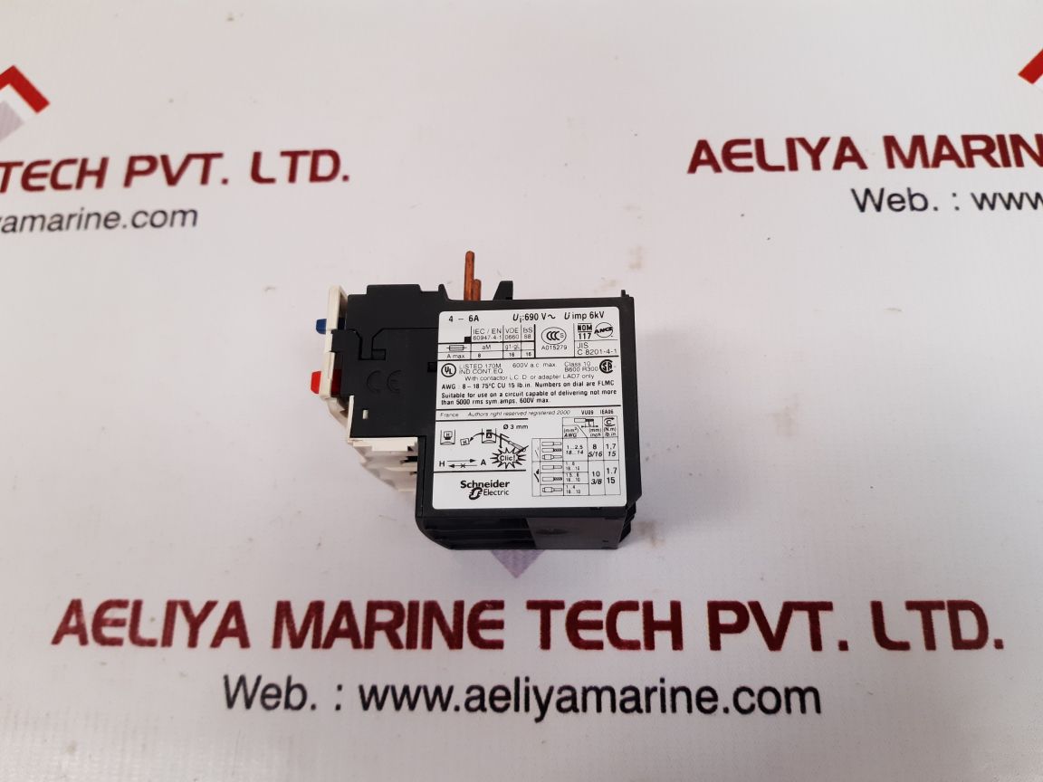 Telemecanique / Schneider lrd 10 thermal overload relay 034679