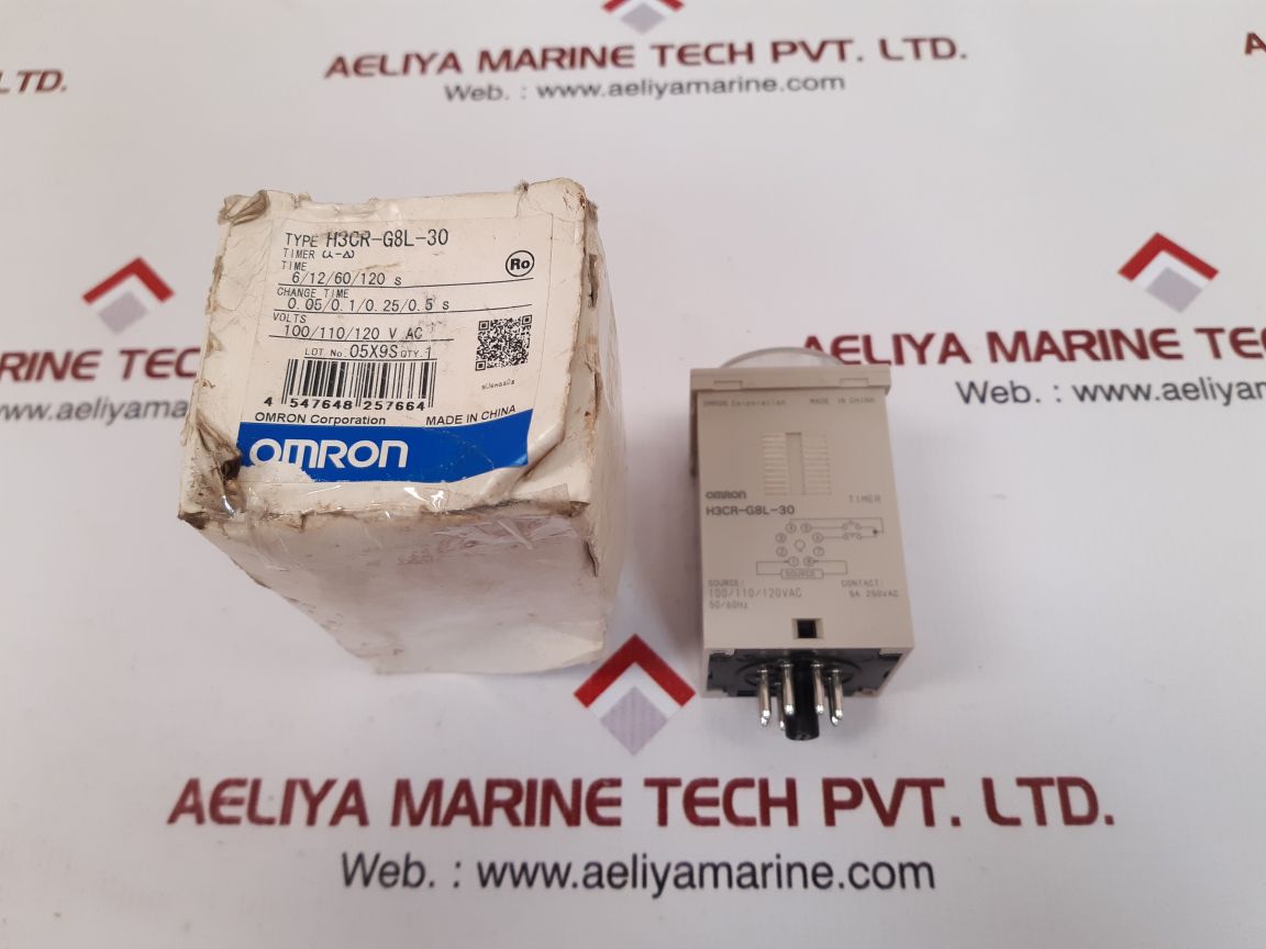 Omron h3cr-g8l-30 solid state timer