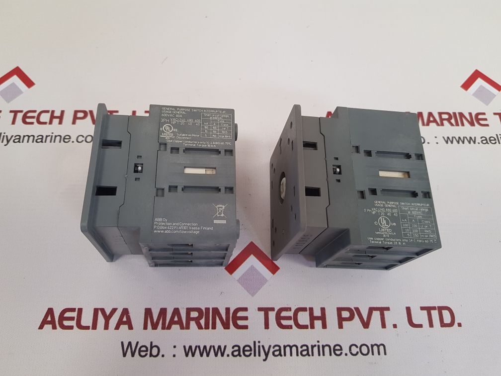 Abb ot80ft3 switch-disconnector 1sca105431r1001