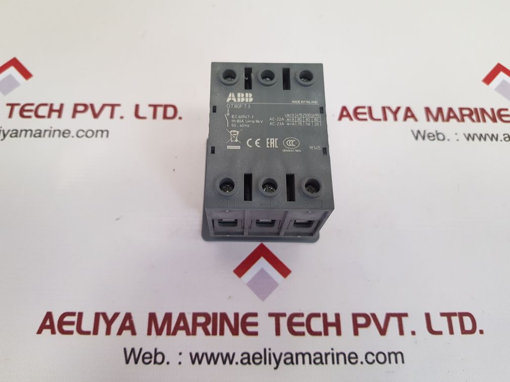 Abb ot80ft3 switch-disconnector 1sca105431r1001