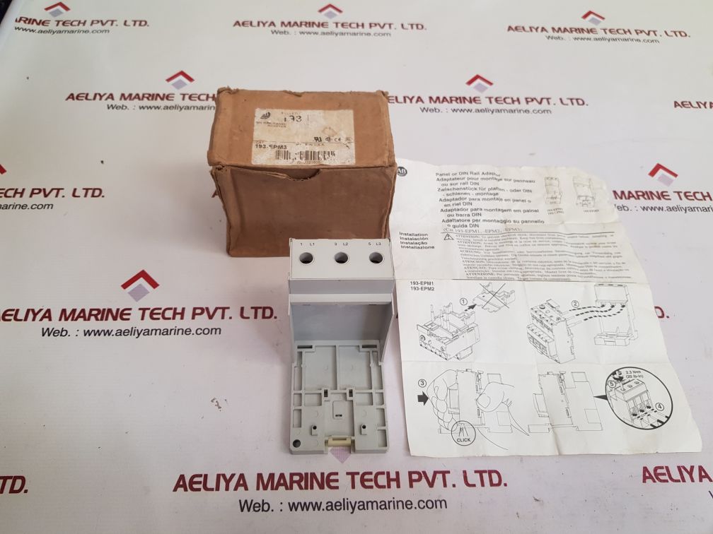 Allen-bradley 193-epm3 ser.a panel adapter