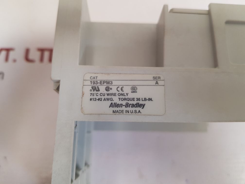 Allen-bradley 193-epm3 ser.a panel adapter