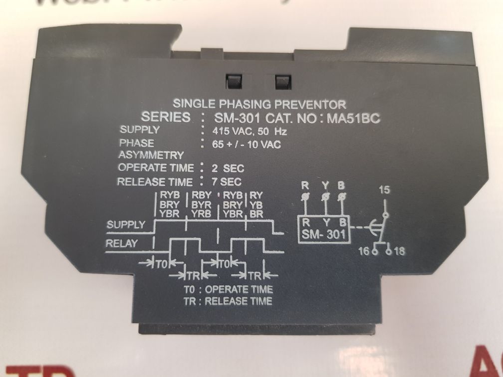 Gic ma51bc phase and voltage control relay