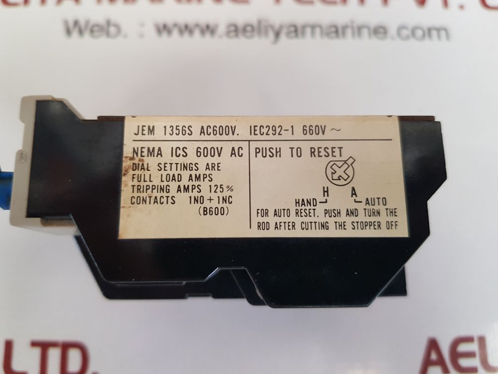 Mitsubishi th-k20 thermal overload relay