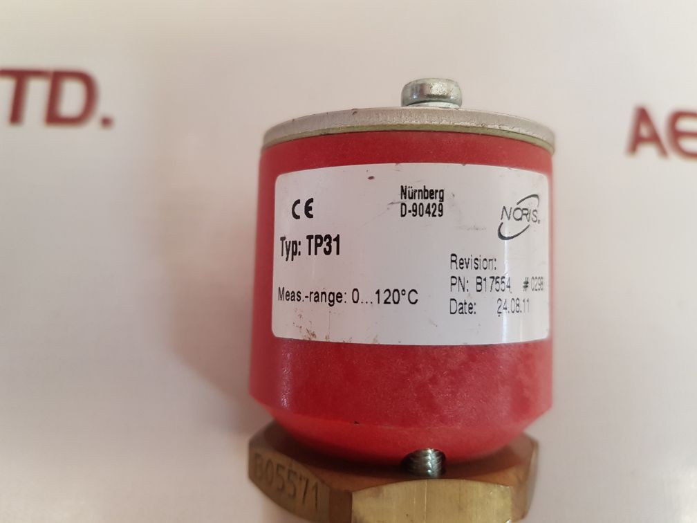 Noris tp31 stainless-steel stick-in sensor 0...120°c
